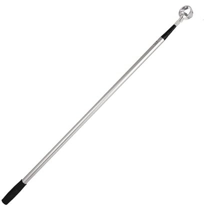 Infällbar golfbollsretriever i aluminiumlegering — bollrör, skopa och uppsamlare — infällbar längd: 108–557 cm(L110-372cm)