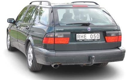 Solarplexius Auto-Sonnenschutz Scheiben-Tönung passgenau für Saab 95 Bj. 1999-10 Kombi Keine Folie Komplettsatz