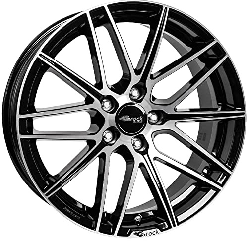 Brock B34 schwarz front-poliert 8x18 ET34 5.00x120.00 Hub Hole 72.60 mm - Alu felgen