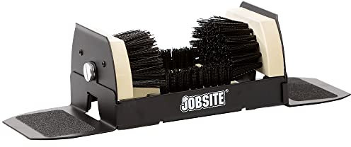 Jobsite Boot Scraper - Outdoor Shoe Scrubber Cleaner Brush - Extra Wide