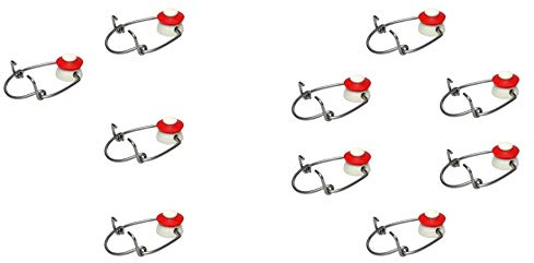 Shop of Wonder │ Bügelverschlüsse mit Porzellankopf und Gummidichtung │ verwendbar für alle gängigen Flaschengrößen │ Mündungsöffnung (10)