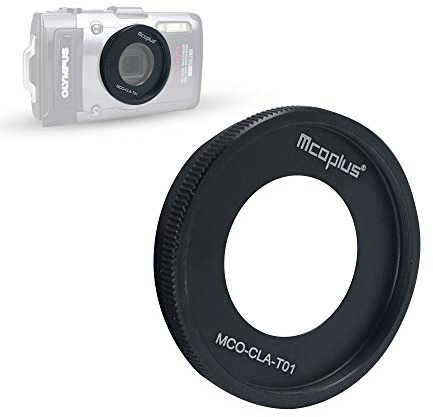 Mcoplus Aluminum Alloy Conversion Lens Ring Adapter as CLA-T01 for Olympus Cameras TG-6,TG-5,TG-4,TG-3,TG-2,TG-1,40.5mm Ring Mount for Filter or Wide Angle Lens