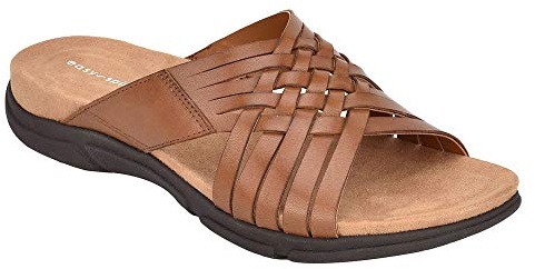 Easy Spirit Meadow Women's Sandal, 8 B(M) US, Cognac