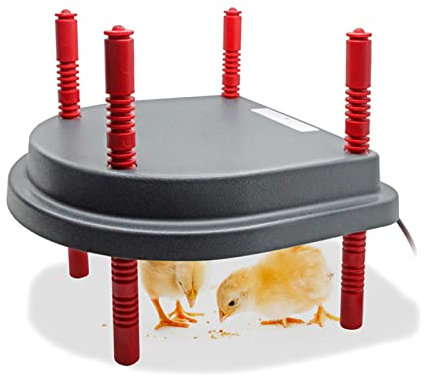 Taixinpower Chick Brooder Kit Wärmeplatte, Ersatz Wärme Lampe für Hühnerstall, Höhenverstellung für 15-20 Hühner/Enten Wärmer (ohne Abdeckung)
