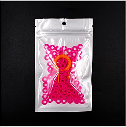 110PCS Keycaps O Ring Seal Switch Sound Dampeners Suitable For Cherry MX Keyboard Damper Replacement Noise Reduction Keyboard O-ring Seal,Pink,8x5x1.5mm