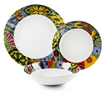 Excelsa Afrique Service de vaisselle 18 pièces