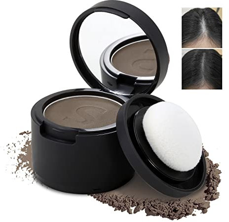 Boobeen Multifunktions-Haaransatzpuder Wurzelabdeckung Schattenpuder, Haaransatz-Abdeckpuder, schnelle Abdeckung des Haaransatzes, praktisches Reise-Makeup