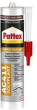 La zappa Silicone acrilico Pattex AC411 per legno e parquet 300 ml (Noce)