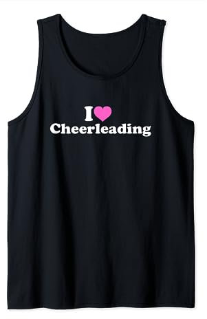 I Love Cheerleading Tank Top