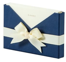 Rössler Favourite Cards | Karten mit Umschlag | Briefpapier | 8 Blanko Karten zum Selbstgestalten in DIN A6 | 8 Briefumschläge DIN C6 | ‎2,3 x 15,7 x 21,9 cm | 1 Stück | Motiv: Danke