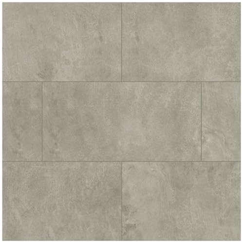 HORI Klick Hartvinylboden Rigid SPC Steinfliese Fliesenoptik - Klick-Vinyl mit Trittschalldämmung - schwimmende Verlegung - 91,5 x 47,4 x 0,6 cm - 1,736 m² - 4 Dielen