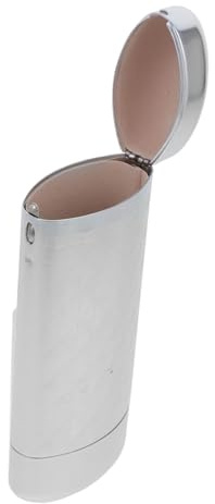 CALLARON Custodia Custodia Portatile Occhiali Rigida in Alluminio Argento per Proteggere Occhiali da Uomo e Donna da Mettere in Borsa o Tasca