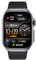 Knauermann PRO 3 Fan Edition eckig (2025) Grau, Gesundheitsuhr Smartwatch mit Telefoniefunktion, EKG Plus HRV und SOS Funktion, BT Bluetooth, Schlafapnoe, Silikonband Schwarz, 14-24