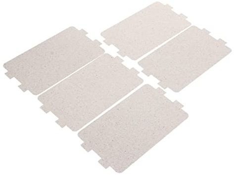 UTHCLO 5 Láminas de Mica Aislantes y Duraderas Resistentes al Calor para Microondas para Extender el Uso y Mejorar la Eficiencia del Horno Microondas