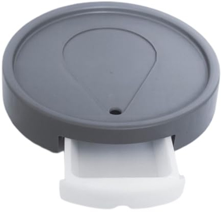 Indoor Plant Roller Sturdy Plant Dolly with Wheels 360° Rotating Flower Pot Caddy with Drainage Tray Grey XS - Perfect for Houseplants & Easy Mobility