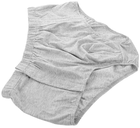 Didiseaon Mutande per Incontinenza Uomo in Cotone Design Triangolare, Comode e Apertura Laterale Facile, per Post-operatorio e Riabilitazione Maschile