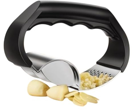 Spremiaglio - Lavastoviglie antiscivolo in acciaio inossidabile da 125 g | Aglio sicuro, pressa per utensili da cucina, per, scalogno, casa, appartamento, dormitorio, ristorante, campeggio, pi