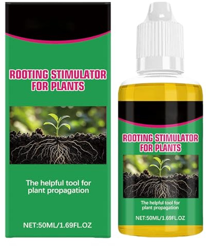 Root Growth Stimulator Liquid - Hydroponic Fertilizer For Indoor Plants | Plant Root Nutrient Supplement & Accelerator | Nutrients For Roses, Flowers, Trees | Hydroponic Soil Use