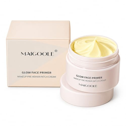 Hydrating Primer Makeup, Face Primer, Make Up Base, Pore Blur Cream, Face Primers - 30ml Glow Base with Hyaluronic Acid & Centella, Smooth Lightweight Formula for All Skin