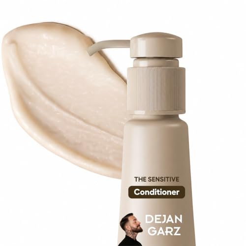 Dejan Garz Sensitiv Conditioner für empfindliche Kopfhaut – Parfümfrei & Milde Haarspülung ohne Duftstoffe – Intensive Pflege mit Haferöl – Frizz-Kontrolle & Kämmbarkeit – Haarpflege Damen (300 ml)