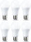 Amazon Basics Lot de 6 ampoules LED Culot Edison à vis E27 10 W (équivalent 75 W) Blanc froid Intensité non variable