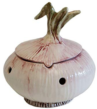 Virginia Casa Zwiebeltopf in Zwiebelform Cipolla H. 22cm handbemalte Keramik