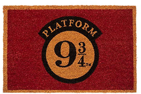 Grupo Erik Door Mat - Harry Potter Merchandise | 15.7 x 23.6 inches - 40 x 60 cm Coco Coir, Coconut Coir, Indoor & Outdoor Door Mat | Harry Potter Gifts