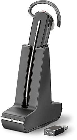 Poly DECT Headset Savi 8240 UC konvertibel USB-C, schwarz