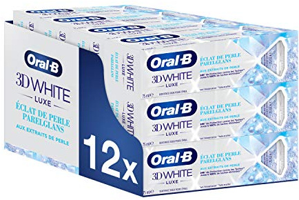 Oral-B - 3D White Luxe Pearl Glow Whitening Toothpaste - 75 ML