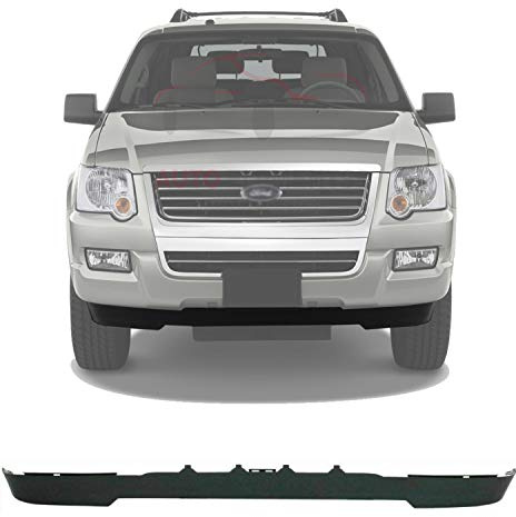 Front Bumper Lower Valance Air Deflector Spoiler Black for 2006-2010 Ford Explorer Direct Replacement 6L2Z17626AAA