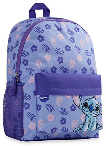 Disney Zaino da Bambina Ragazza Stitch Ufficiale (Viola)