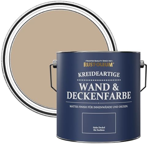 Rust-Oleum Brown Matt Emulsion Wall Paint - Salted Caramel 2.5L