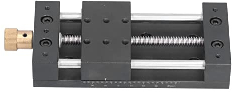 Ender 3 Dual-Z-Achsen-Upgrade-Kit CNC-Kit CNC-Frästisch CNC-Teile Linearaktuator-Kit, Lineartisch-Aktuator Manueller Schiebetisch Aluminiumlegierung Hohe Genauigkeit mit Basis