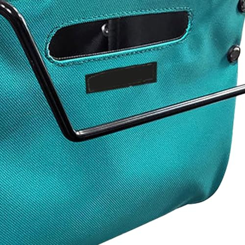 Step Ladder Tool Bag, 600D Oxford Cloth, Waterproof Storage Pouch with Hooks and Pockets, Large Capacity