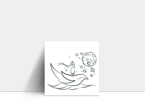 The Little Prince Grass Temporary Tattoo Sticker Arm Wrist Juice Plant Ink Waterproof Semi-Permanent And Lasting 2 Weeks Neck Men And Women