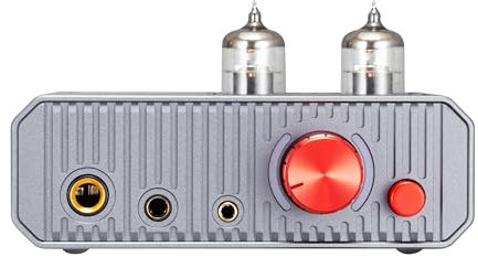 xDuoo MH-02 DAC Kopfhörer-Verstärker-Kombination, 6J1 Röhrenvorverstärker, 1300 mW, leistungsstarker Ausgang Klasse A, zweistufiger GAIN-Schalter, USB-C-Eingang, unterstützt bis zu PCM32bit/384 kHz