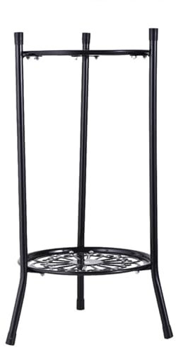 Moreeulsi 50cm Scaffale In Ferro Battuto Per Piante In Vaso A 2 Livelli, Torri Espositrici Per Piante In Metallo, Portavaso Per Interni Ed Esterni Per Piccole Piante