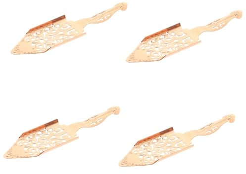 TOPBATHY 4pcs Stainless Steel Absinthe Spoon Delicate Dripper Bar Accessory for Absinthe