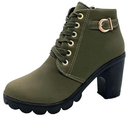 Generisch Langschaft Stiefel Damen Einfarbige Mid Calf Cowboy Stiefel Damen Flach Rutschfeste Laufsohle Elegant Klobiger Blockabsatz Spitze Zehe Langschaft Stiefel Damen Damen Stiefel