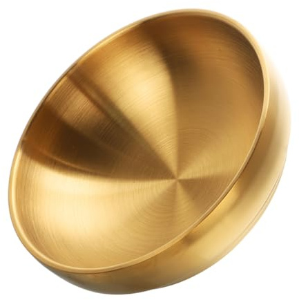 GRIRIW Bowl Decorativo para Llaves Multifuncional, Cuenco de Acero Inoxidable Diseño Elegante, Organizador Práctico para Entrada o Oficina
