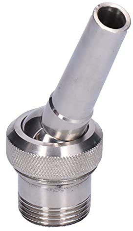 MYANEYPUO Ugello per Fontana con Filettatura Maschio G1 da 32 mm, Testina di spruzzo per Fontana con multidirezione, Testina per irrigatore per laghetto in Acciaio 304 in Meno per Giardino,