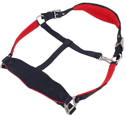 MasYosh Hästgrimma, Justerbar, Slitstark Halsband med Robust Hårdvara för Ridning, Träning och Skötsel (XS)