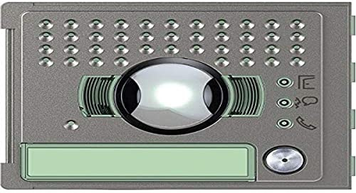 BTicino 351315 Façade Sfera Robur pour Module Électronique Audio et Vidéo 1 Appel Grand Angle