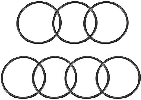 sourcing map Packung m 7 Dichtungsring Gummidichtung O-Ringe metrische Dichtring 47mm AD 42mm ID 2,5mm Breite