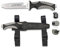 Cuchillo Submarinismo y Actividades acuaticas OCTOPUS negro 11,5 cm Buceo,Caza, Pesca, Camping, Outdoor, Supervivencia y Bushcraft Albainox 32337 + Portabotellas de regalo