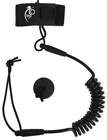 Bo-Toys Bodyboard Coiled Pro Handgelenk-Leine, bequem, leicht, gepolstert, Neopren