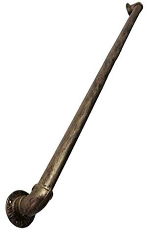 HRXAN-Handlauf Vintage Außentreppengeländerhaltegriff, Messing Retro Treppen Geländer Banister Rail Support Kit, Blei Direkt zu Stairwell Tür-Haus oder Keller entryway (Size : 30cm)