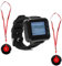 Notfallknopf für Senioren Drahtloses Rufsystem Senioren Notruf Drahtlos SOS Alarmknopf Piepser Anwendbar auf die Hausnotruf Behinderten älteren Patienten Pflegeheim 1 Armband-Pager+ 2 notrufknopf