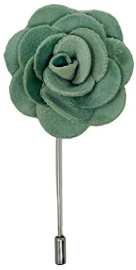 Blassgrüner Samt, handgefertigt, Blume/Rose, Anstecknadel, Blazer, Jacke, Knopfloch, Ansteckblume, Ansteckblume, Einheitsgröße, Samt