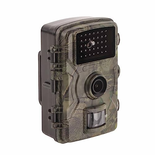 HOHXFYP 12MP Schienenkamera, 2 Zoll TFT Display IP66 wasserdichte Jagdkamera, 0,1 S Auslösezeit 1080P Wildkamera mit 40 Stück 940 Nm Infrarot LED Zur Wildtierüberwachung